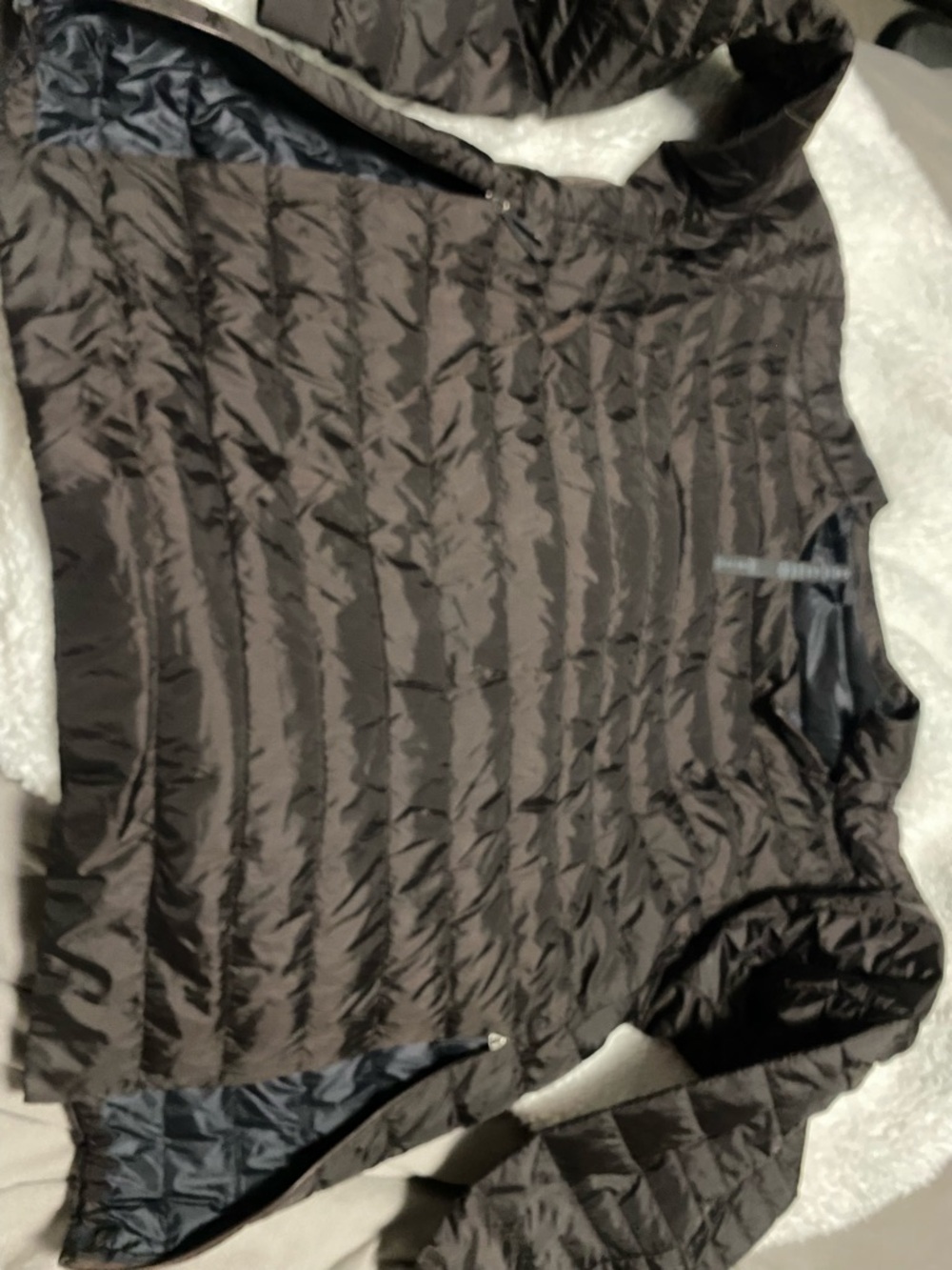 Lululemon men’s Lightweight Quilted crewneck Jacket - Dark Brown